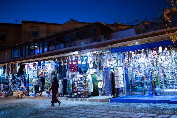 Pandemic Empties Blue-Hued Moroccan Tourist Town